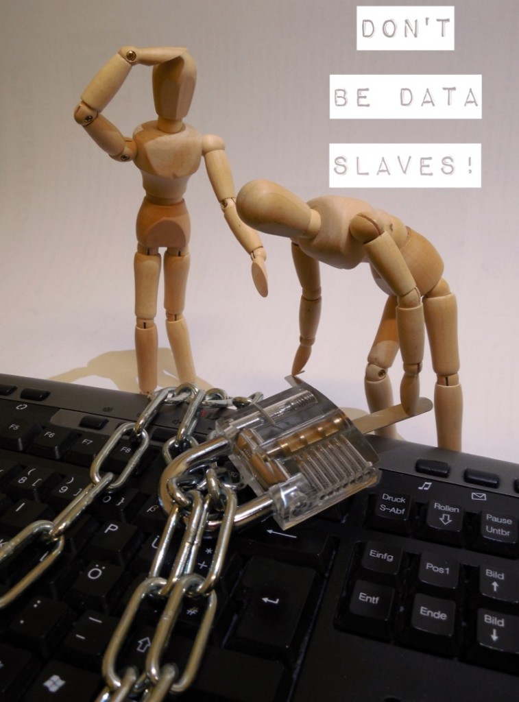 Chained to keyboard data