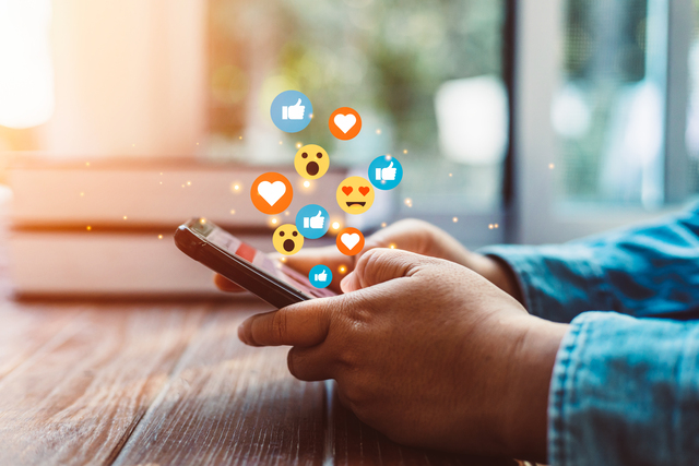 social icons from phone