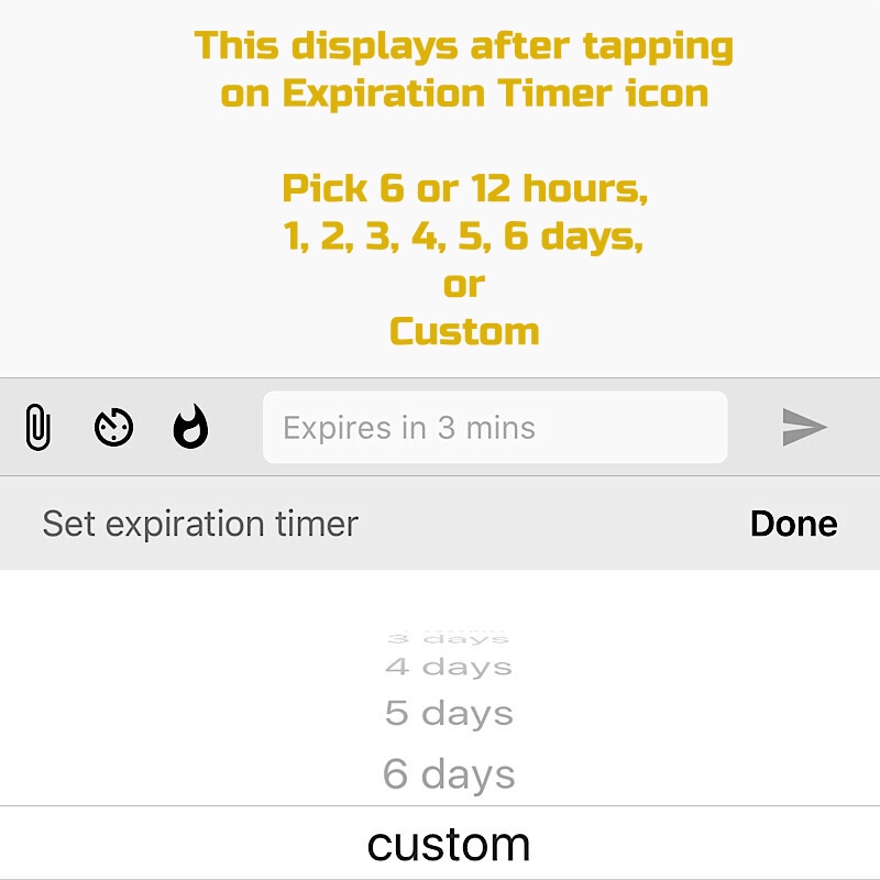 Select your timer duration